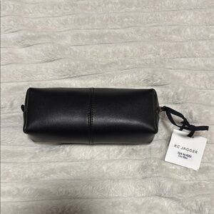 KC Jagger Black Leather Pouch